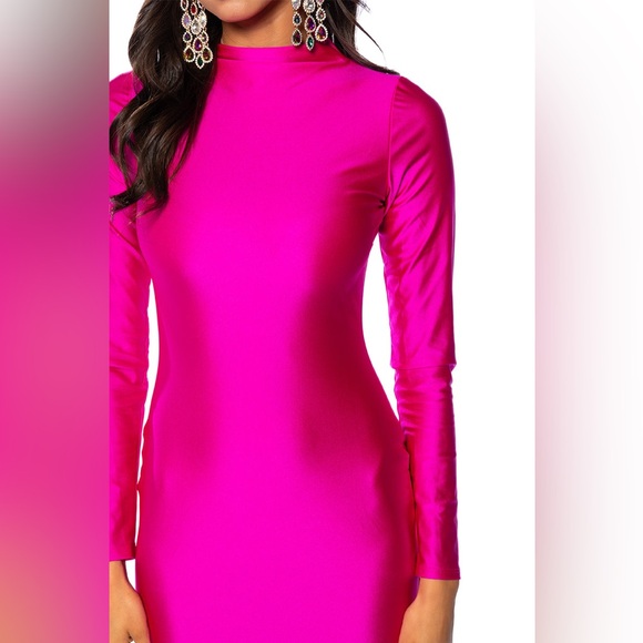 AKIRA Pink Long Sleeve Dress - Picture 3 of 15